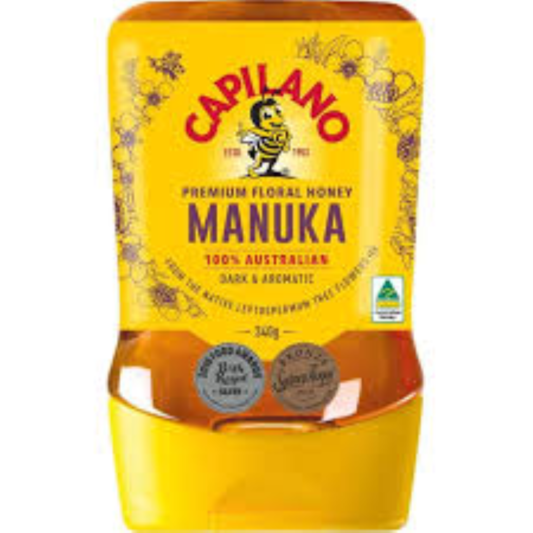 CAPILANO PURE SQZ MANUKA HONEY 340G